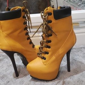 Stilleto Hiker Boots